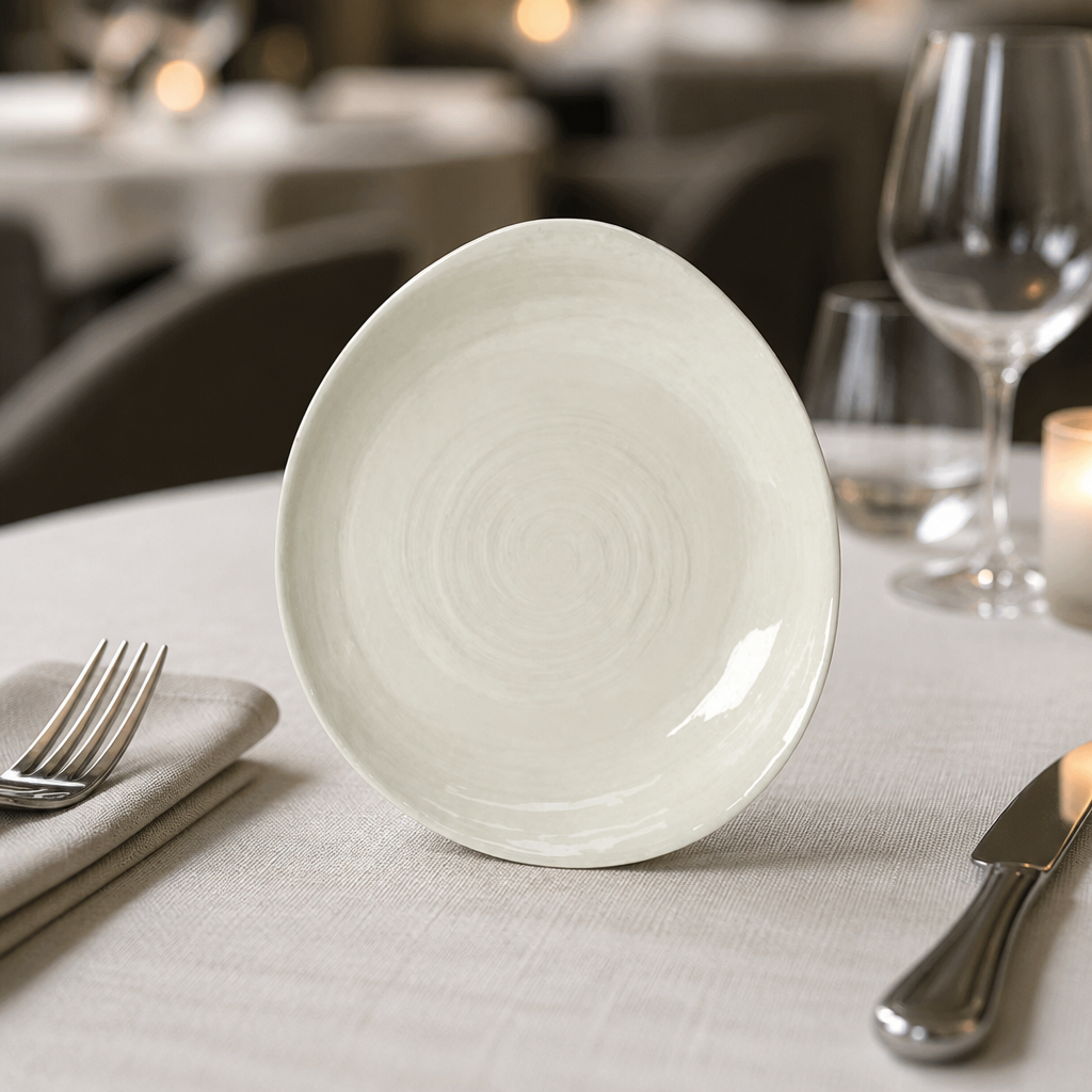 Set of 12 Commercial Scape Plates 254mm for catering use