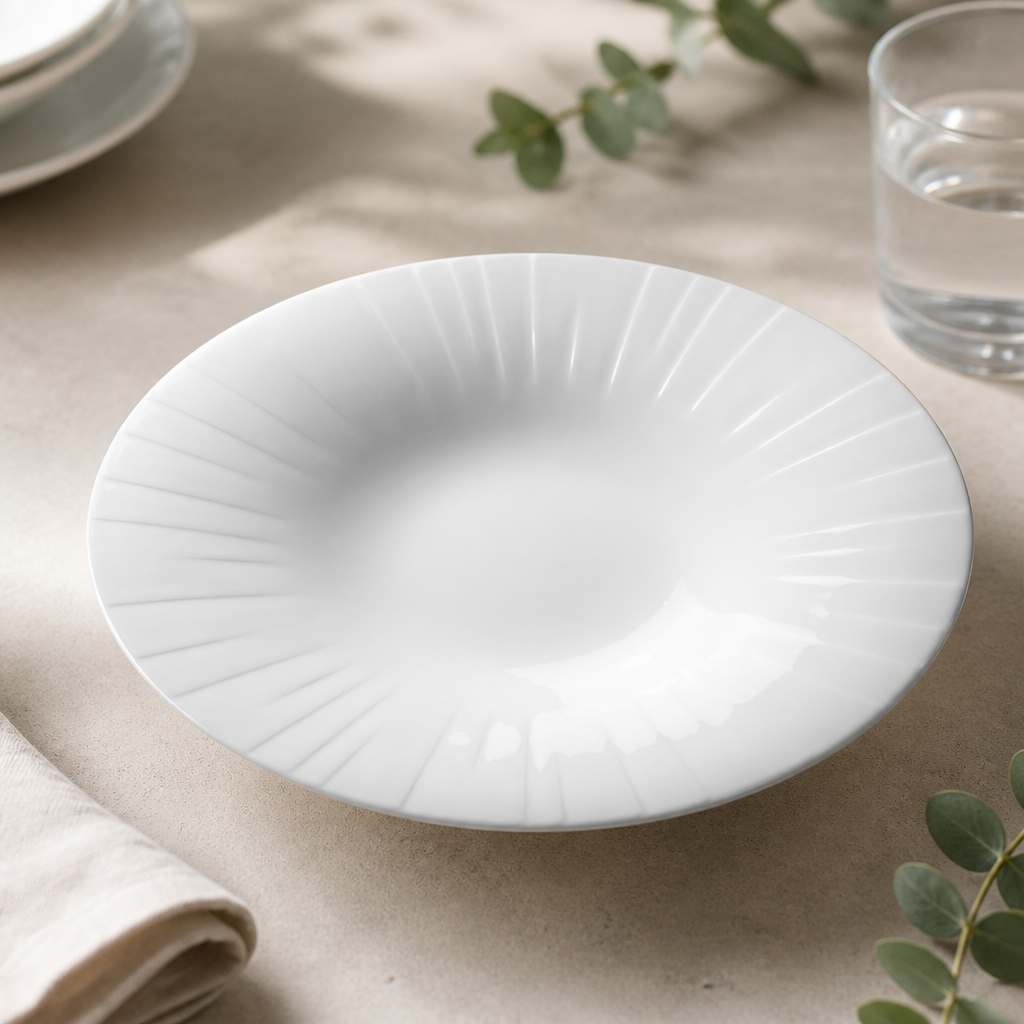 Commercial Gourmet Rimmed Coupe Bowls 285mm - 6 Pack