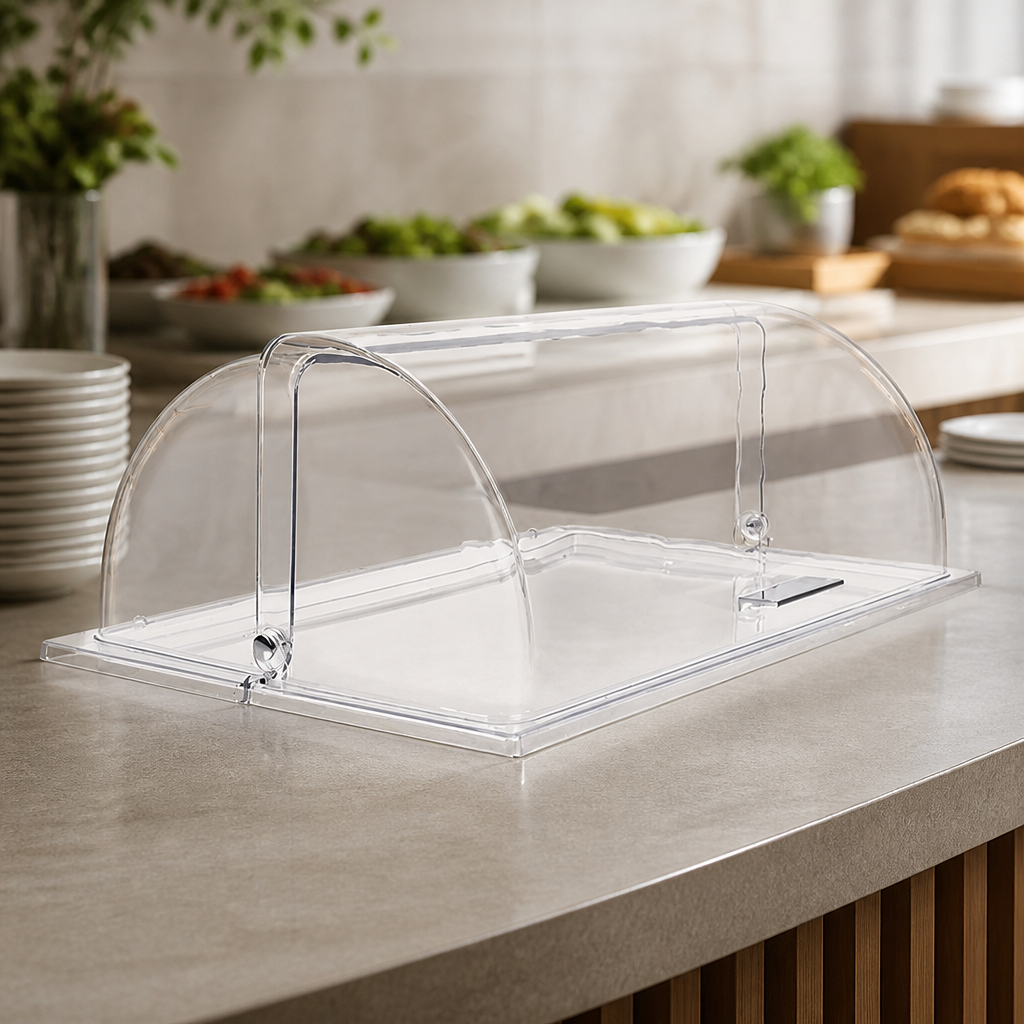 Commercial Plastic Gastronorm Rolltop Cover 1/1 GN