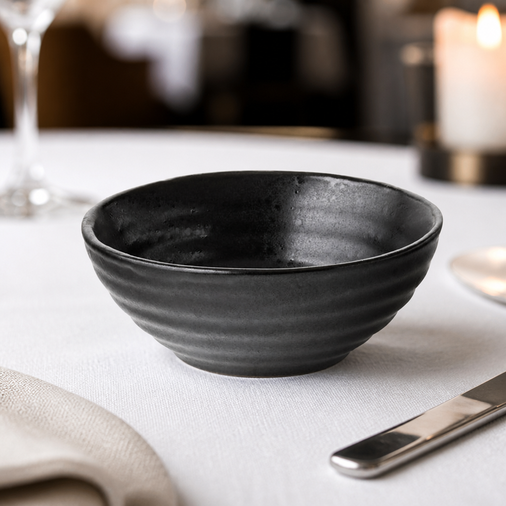 Commercial Dipping Bowls Ebony 60ml - 6 Pack