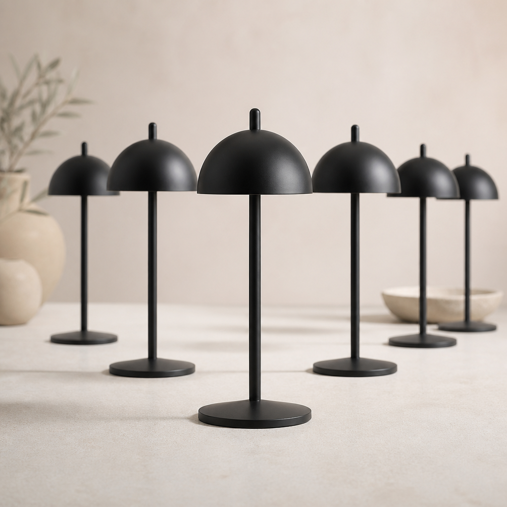 300mm Cordless Table Lamp Set of 6 - Commercial Lighting