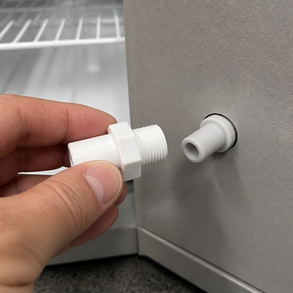 Commercial chest freezer replacement drainage tube 55mm height