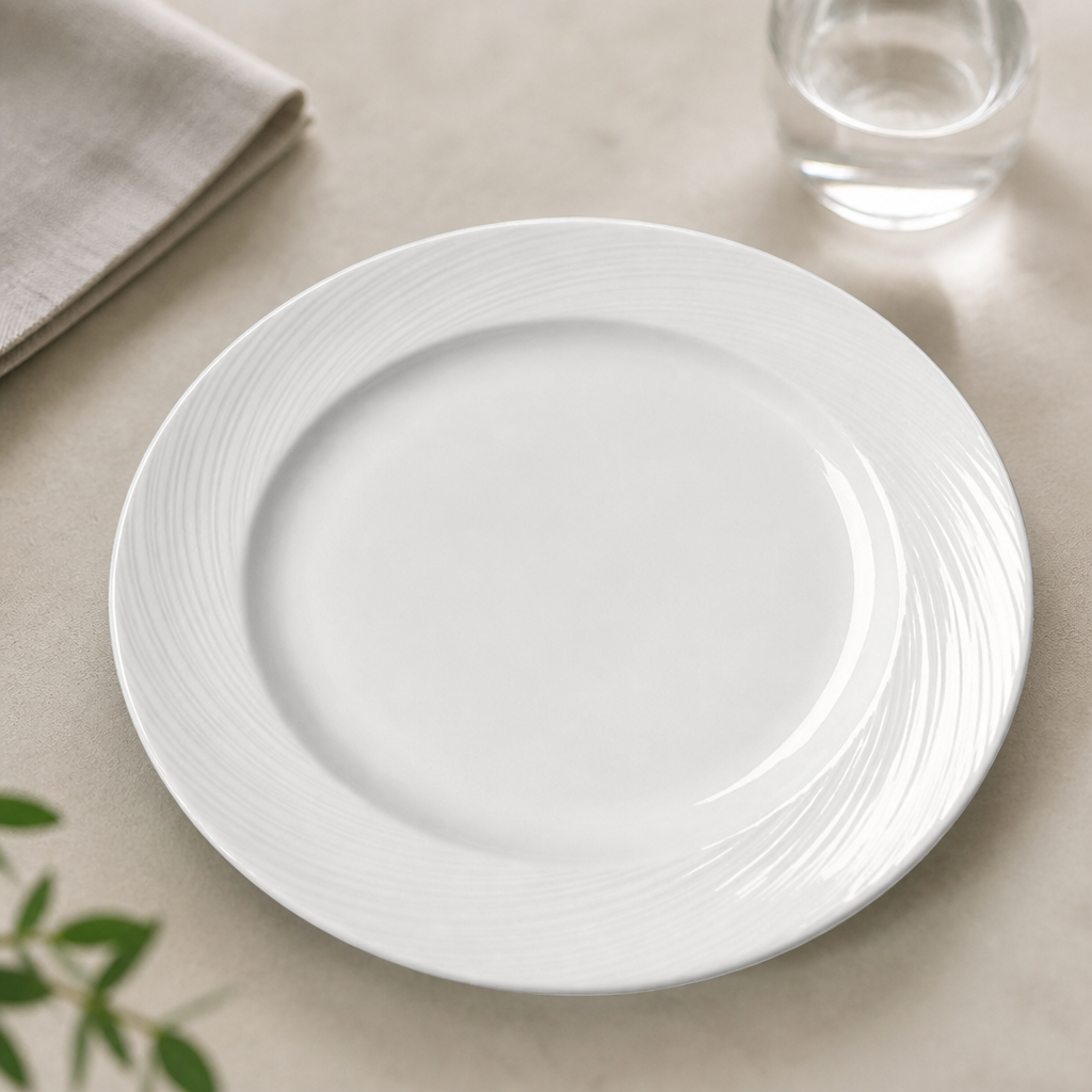 Commercial Porcelain Plates 230mm 24 Pack