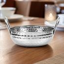 200mm Stainless Steel Commercial Balti Dish with Handles