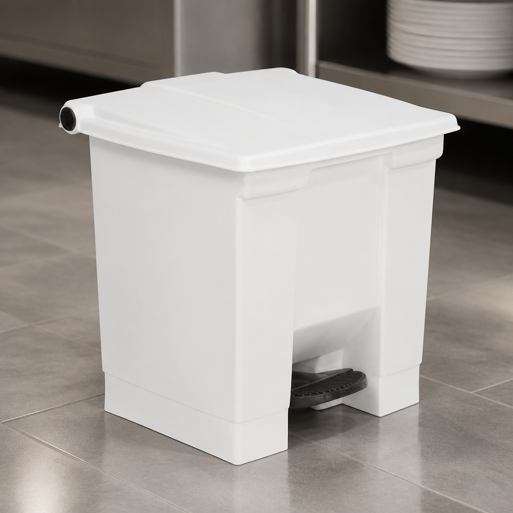 30.5L Commercial Step-On Pedal Bin Polyethylene