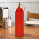 24oz Commercial Red Squeeze Sauce Bottle for Easy Dispensing