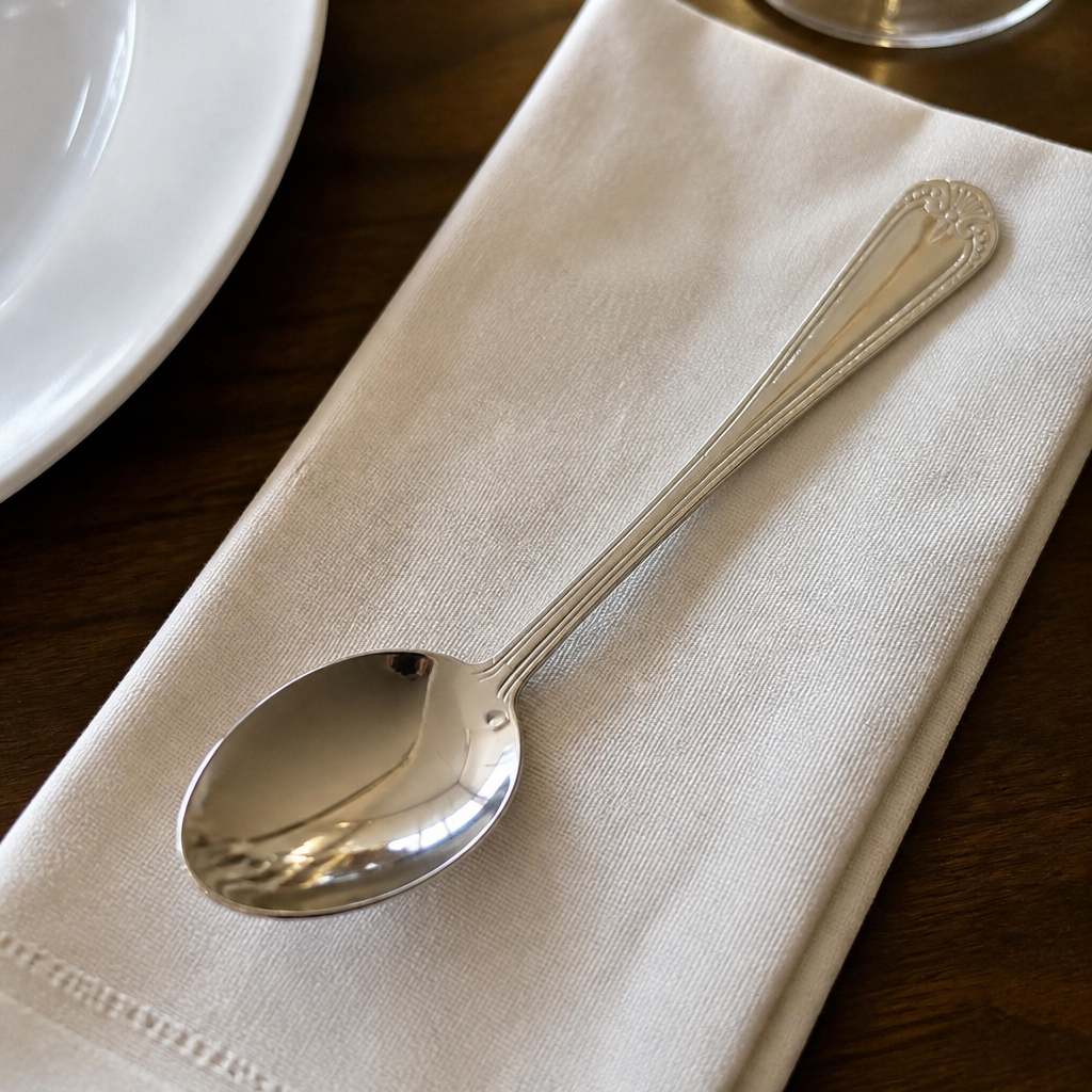 Commercial Stainless Steel Soup Spoons 12 Pack 168mm