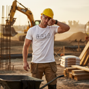 Premium Twin Pack T-Shirts - Marl Grey & White Logo, Comfortable Cotton Blend for Everyday Wear