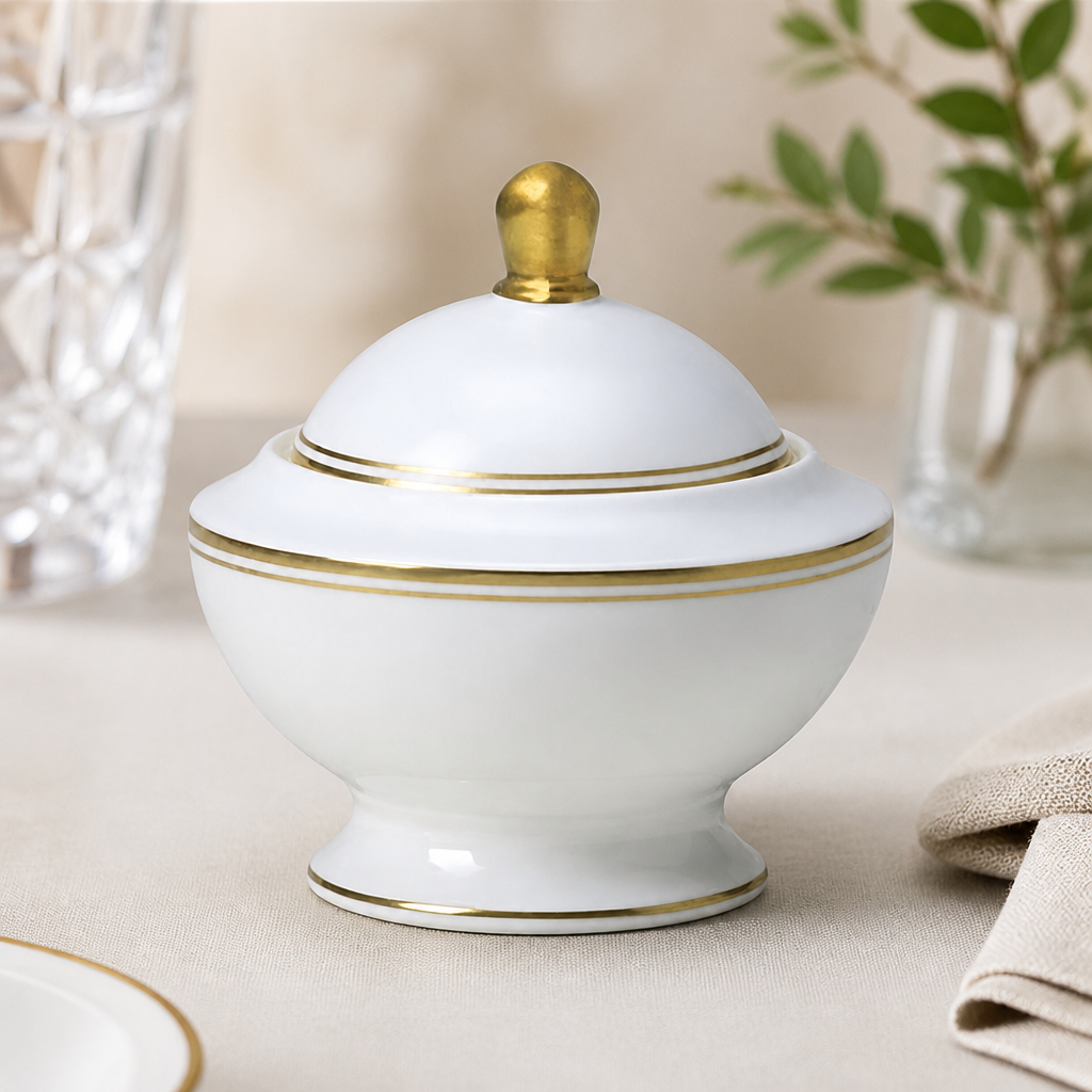 Commercial Covered Sugar Bowls 250ml - 12 Pack