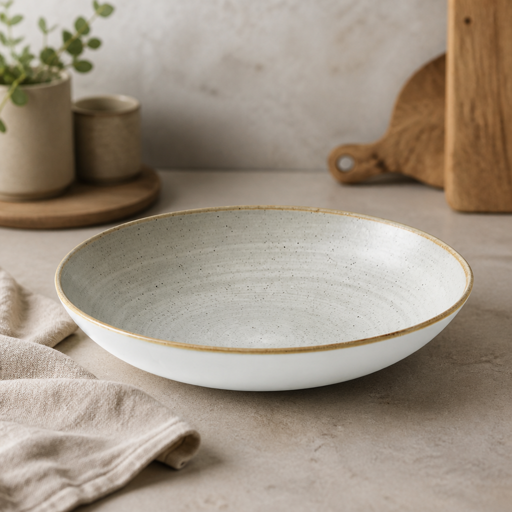 Commercial Raw Coupe Bowls 248mm Grey 12 Pack