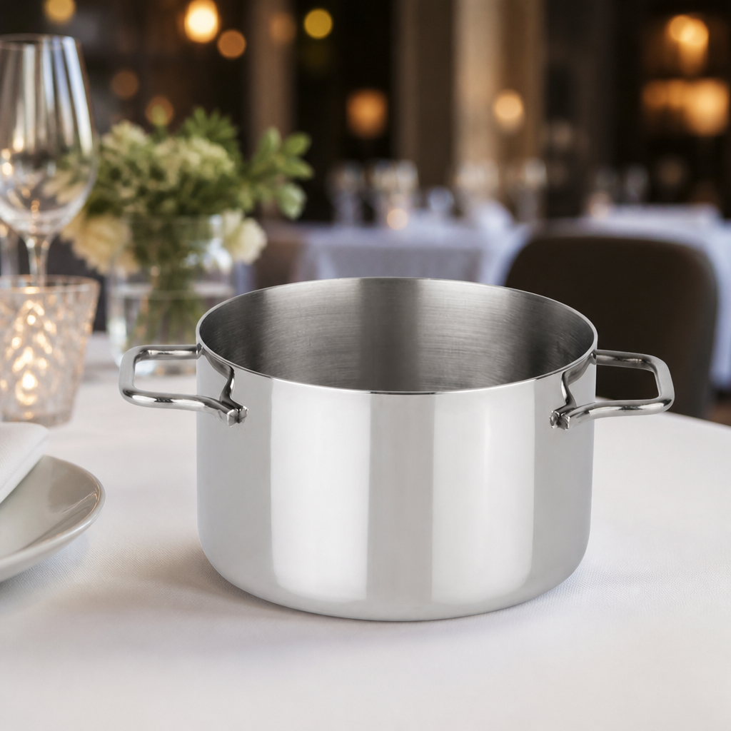 Mini Stainless Steel Casserole Dish 675ml