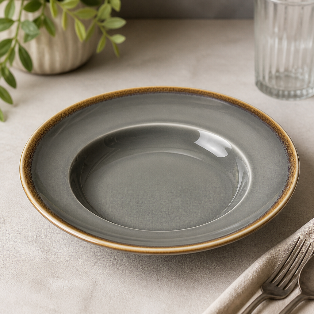 Commercial Porcelain Pasta Bowls 250mm 340ml 4 Pack