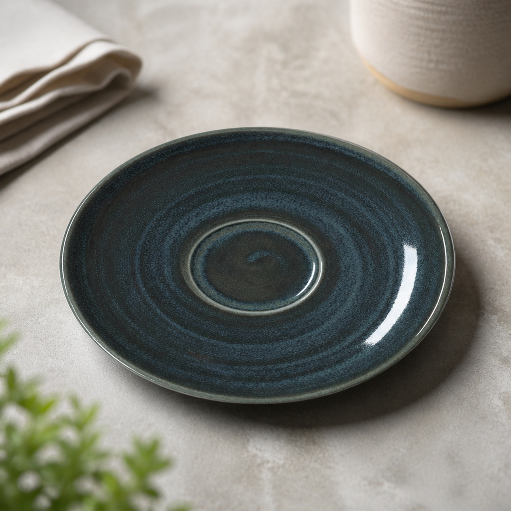 Commercial Jade Saucers 152mm - 12 Pack Artisan Design