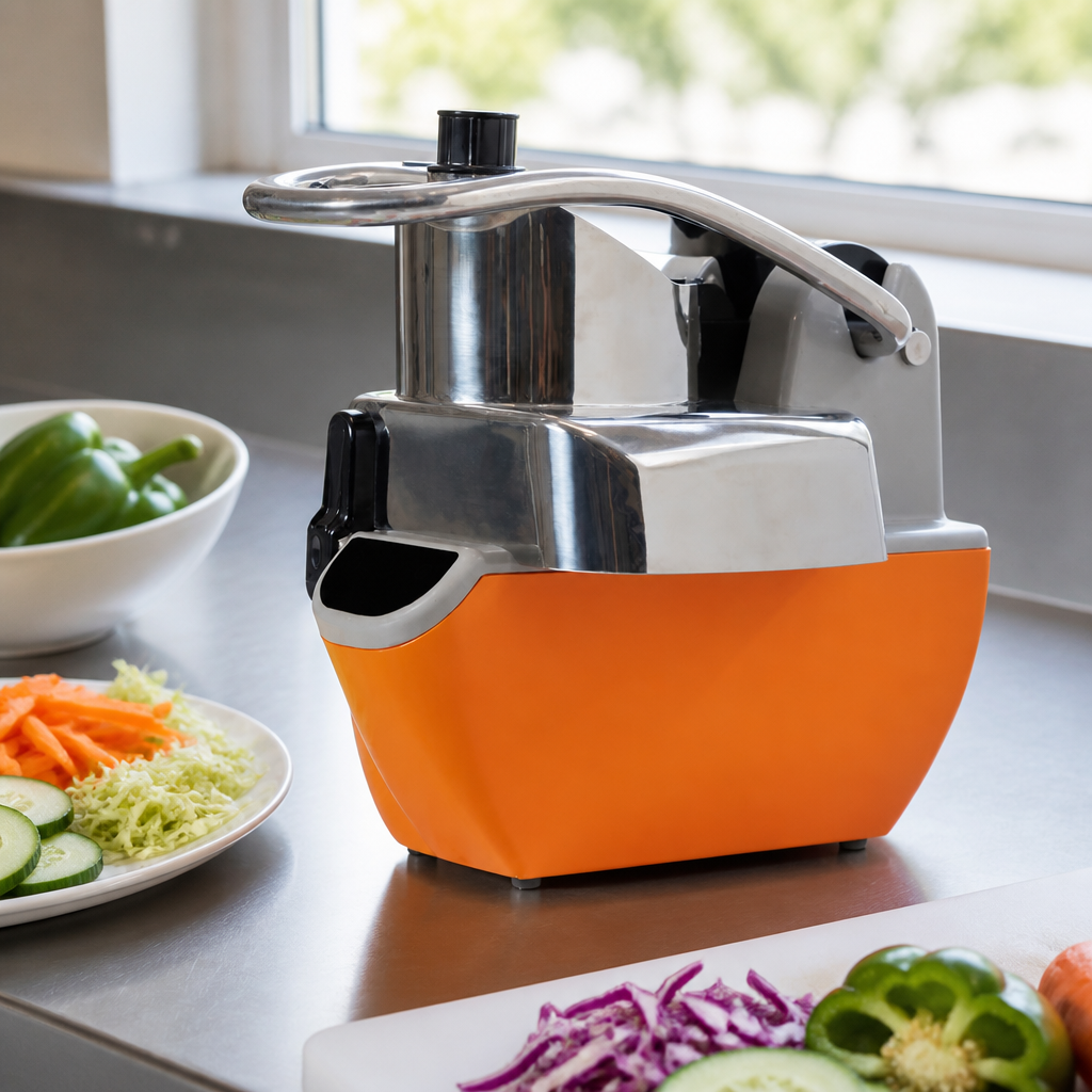 Commercial Veg Slicer Single Speed Electric 32kg Capacity