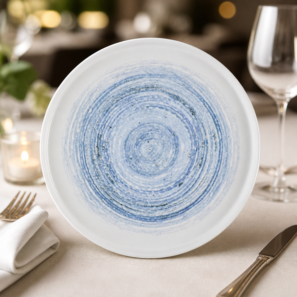 Commercial Walled Plates 261mm for Catering - 6 Pack