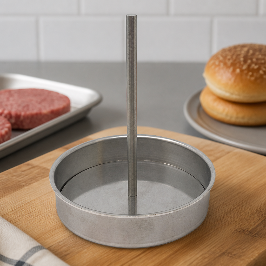 130mm Commercial Adjustable Burger Press Mould for Food Prep