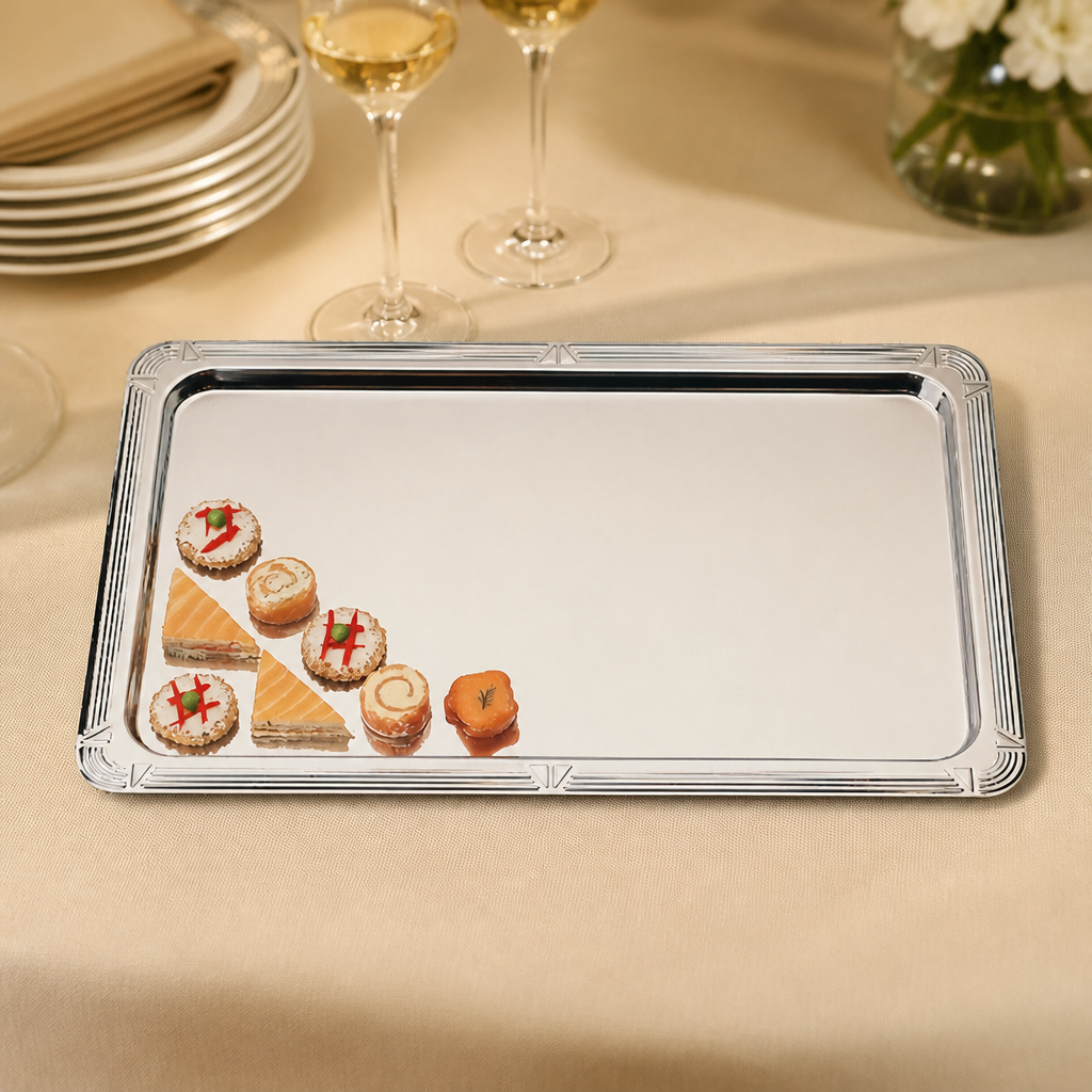 Stainless Steel 1/1 GN Tray for commercial catering