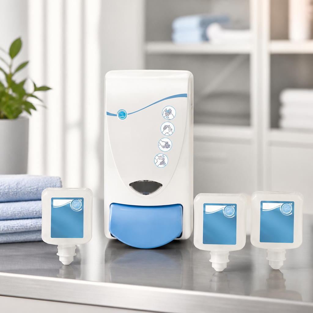 Commercial Foam Soap Dispenser with 3 x 1L Hand Soap Refills