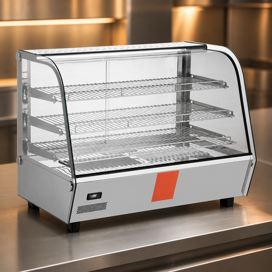 Commercial Heated Food Display 160Ltr with 3 Shelves