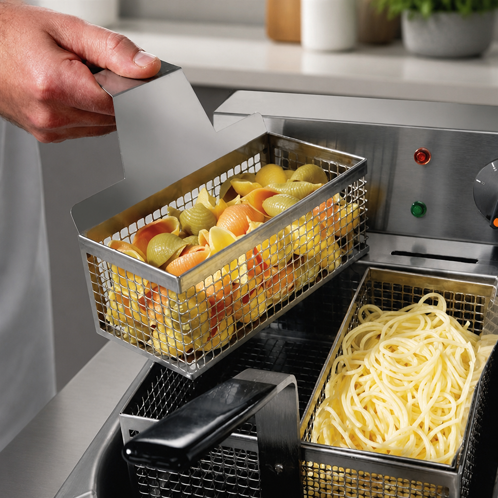 Commercial Pasta Boiler Basket 5L Stainless Steel Replacement