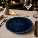 Commercial Stonecast Plume Ultramarine Coupe Plates 6.5" 12 Pack