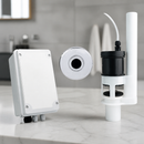 Commercial Flush Valve Kit with Wave Sensor and Overflow Control