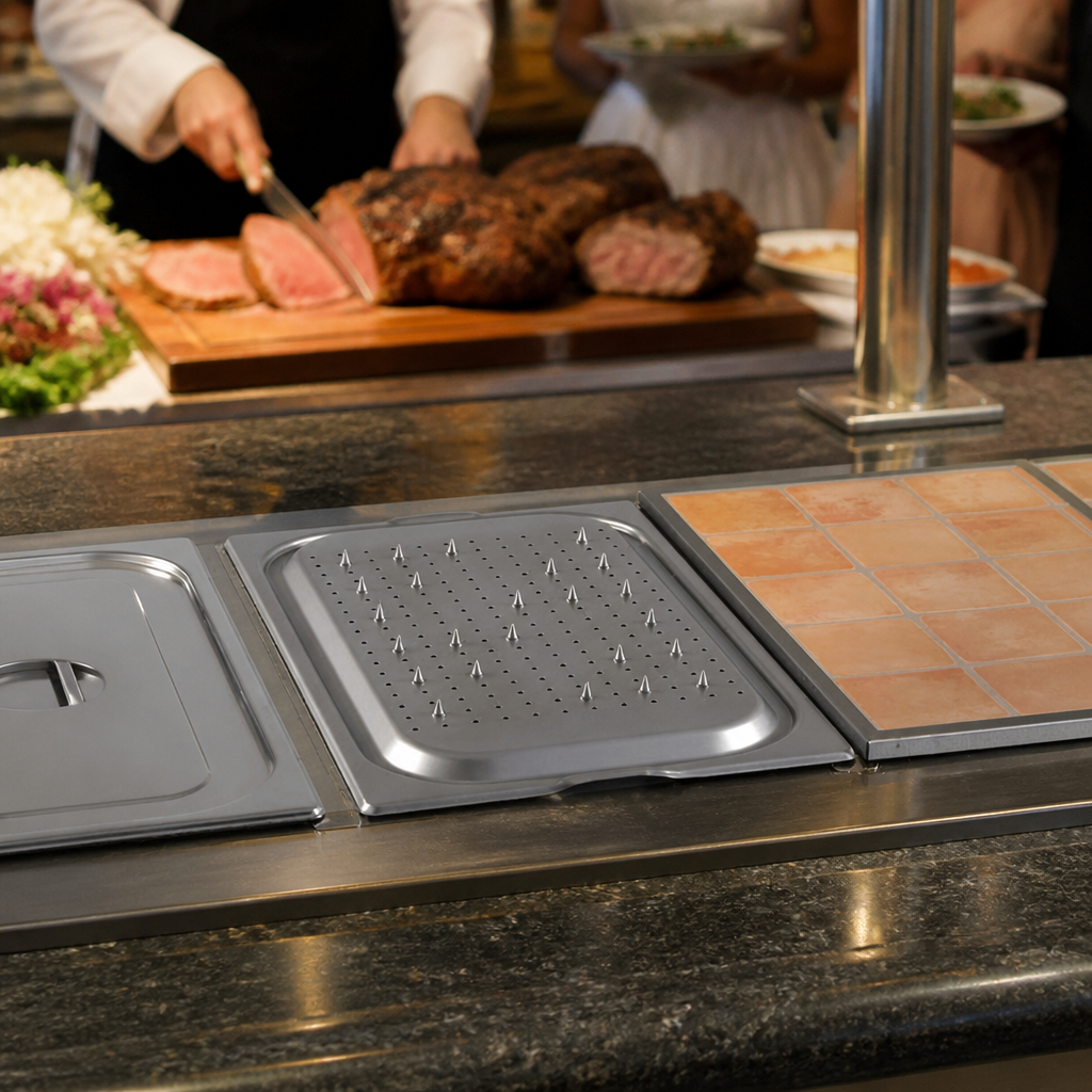 Commercial Heated Bain Marie Carvery Insert 65mm Gastronorm
