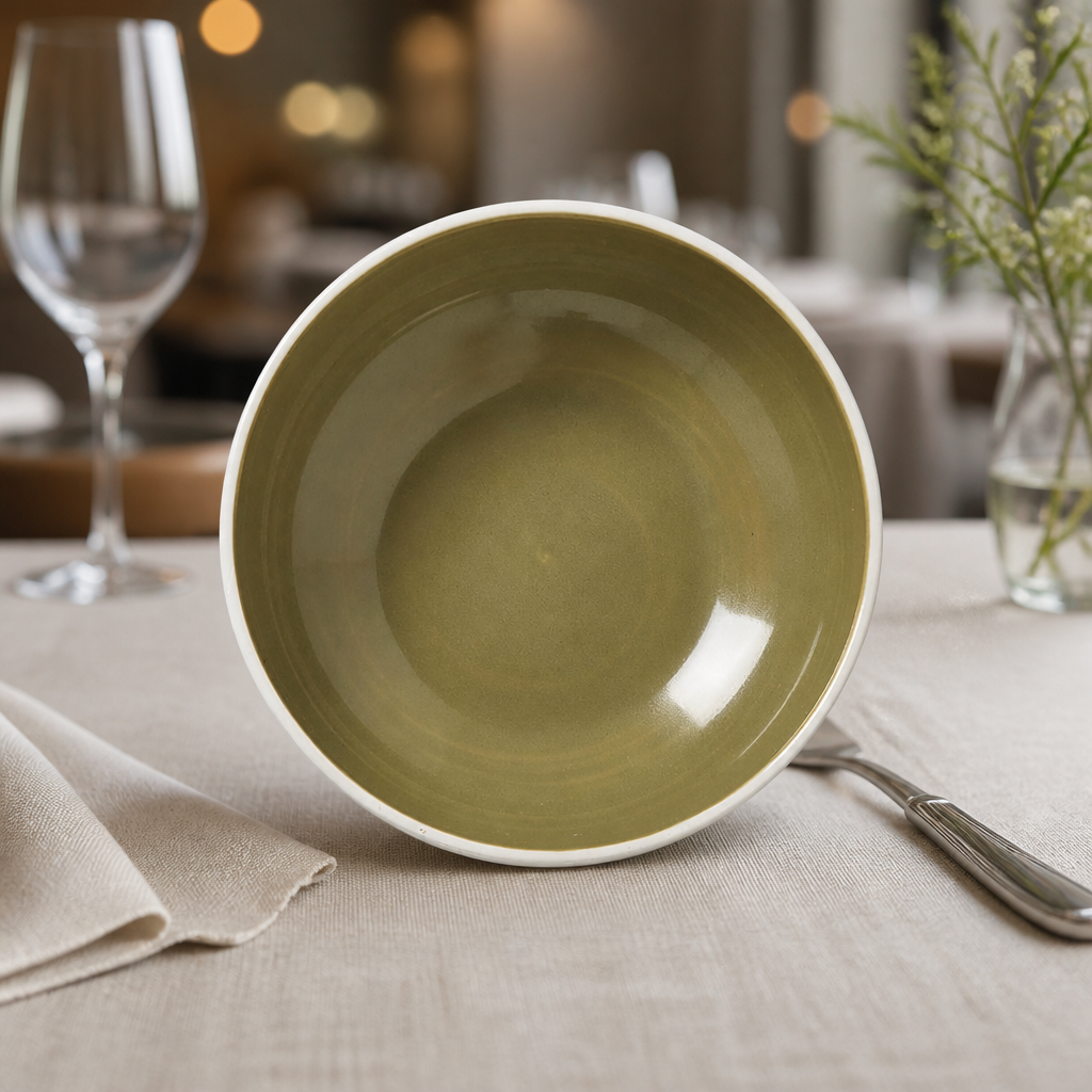Commercial Olive Bowls 175mm 12 Pack for Hospitality