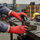 Professional Flexible Latex Palm Coated Gloves with Polyester Cotton Liner - Comfortable and Durable for Everyday Use