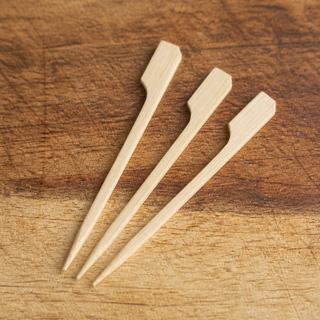 Biodegradable Bamboo Steak Markers Medium 100 Pack