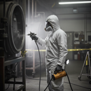 Premium Lightweight Coveralls for Dust and Splash Protection - Type 5/6 White - High-Quality Professional Grade for Industrial and Commercial Appli...