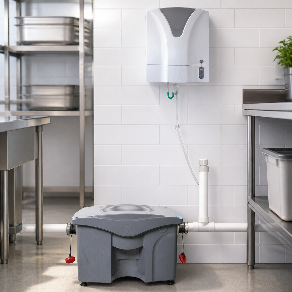 Commercial Grease Trap Waste Disposal Unit 428mm Height