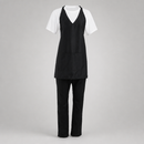 Commercial V-Neck Bib Apron 698mm x 838mm Black