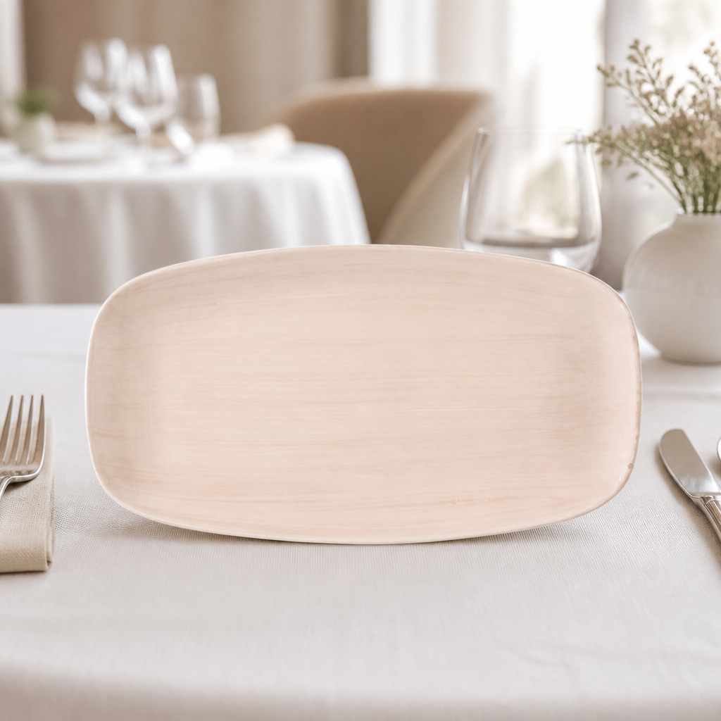 Commercial Oblong Plates 330 x 117mm - 6 Pack