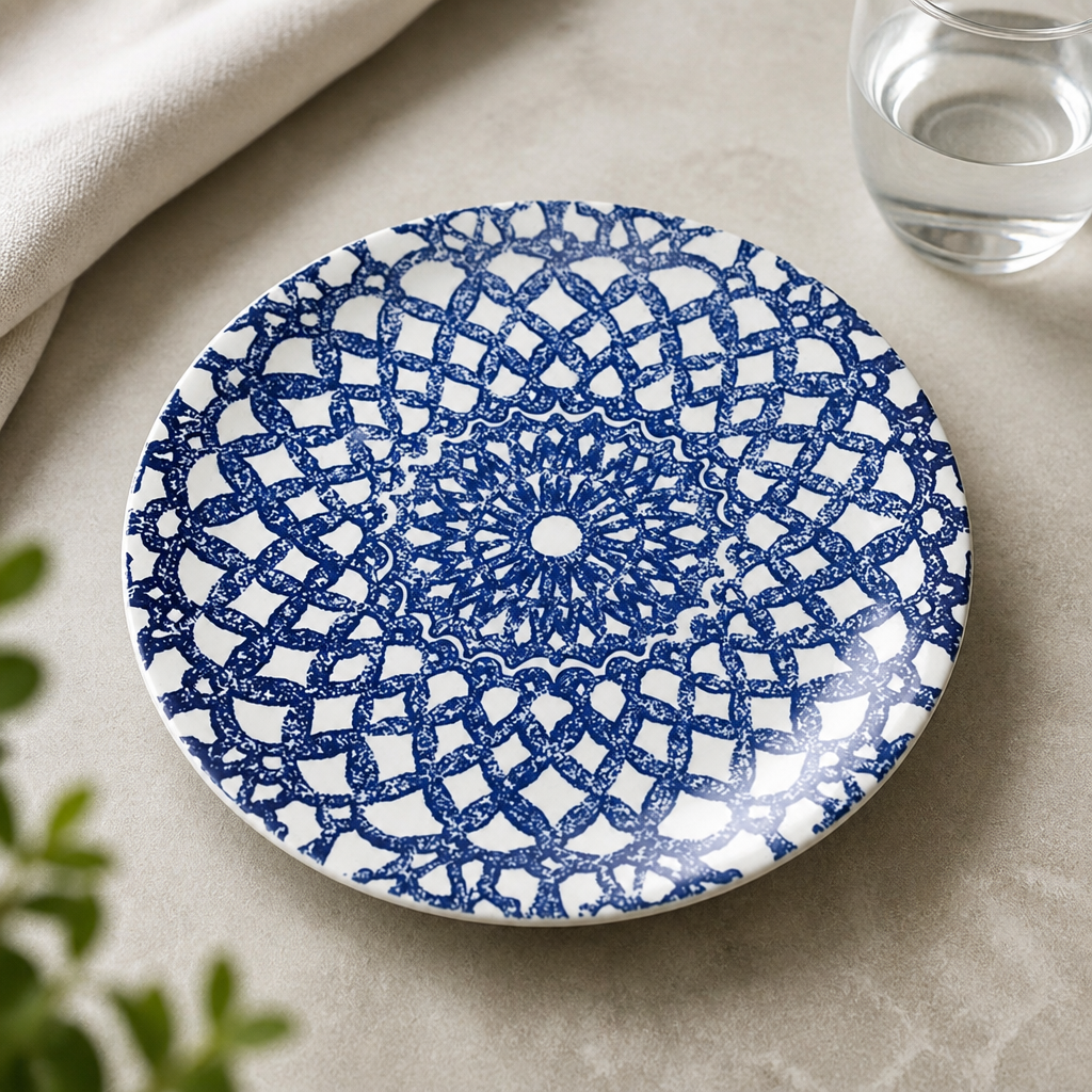 Commercial Coupe Plates Nomad Blue 203mm - 12 Pack