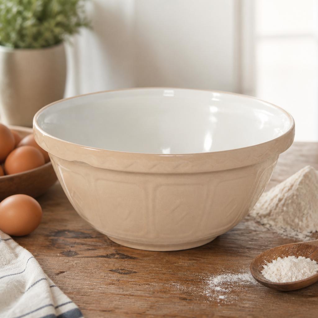 4.3Ltr durable earthenware commercial mixing bowl