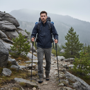 Premium Recycled Men's Softshell Jacket - Showerproof, Wind Resistant, Quick Drying with Zip Pockets