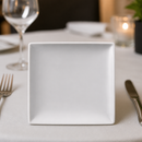 Commercial Square Side Plates 140mm White Porcelain 12 Pack