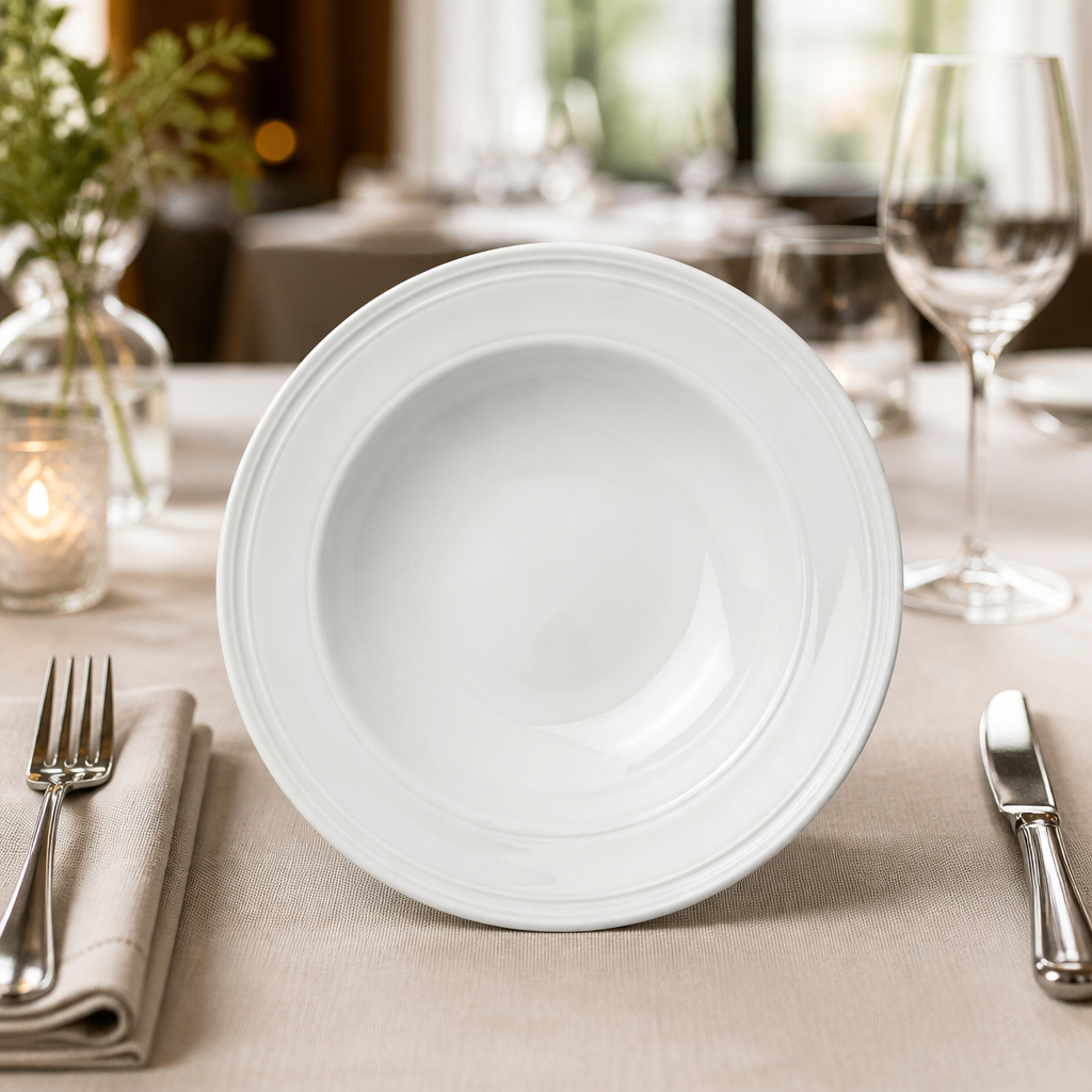 Commercial Bead Pasta Plates 240mm China 12 Pack