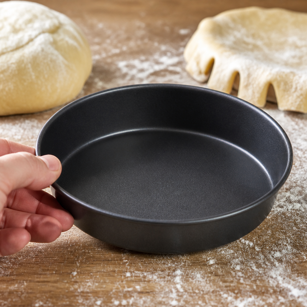 Commercial Non-Stick Mini Flan Moulds 100mm - 12 Pack