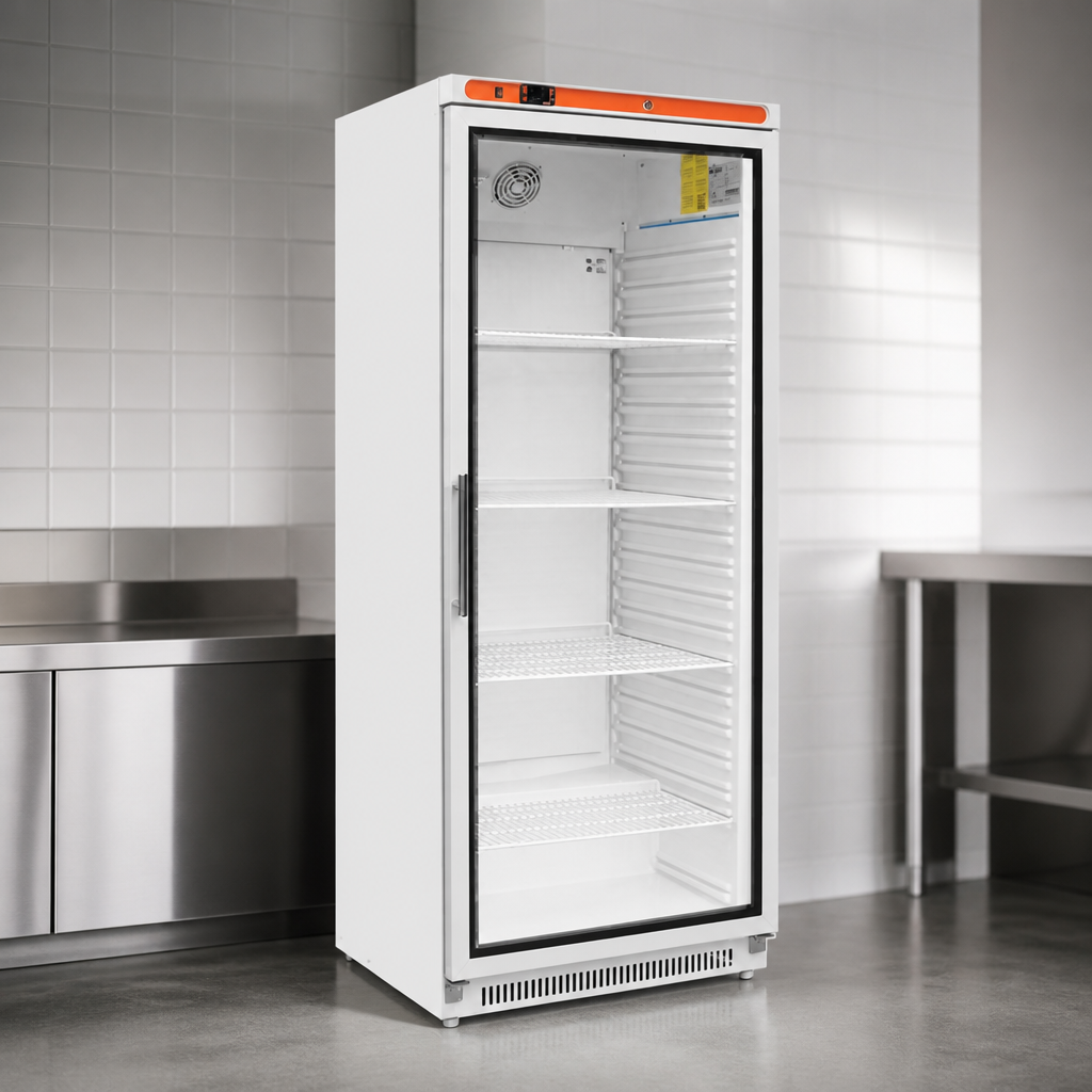 600Ltr Commercial Upright Display Fridge Electric