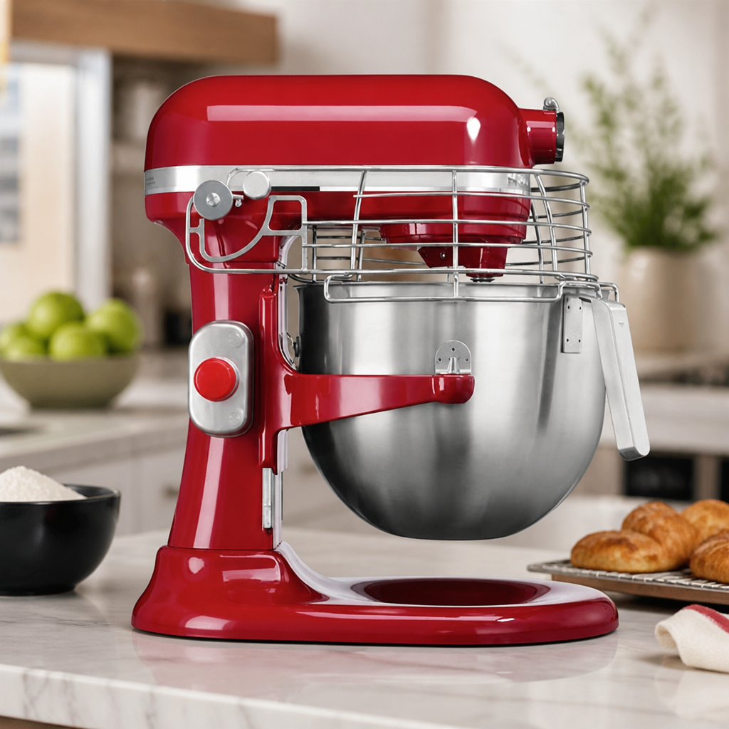 6.9L Commercial Countertop Stand Mixer with Stainless Steel Bowl