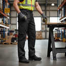 Premium Heavy Duty Trousers with Multiple Pockets and Reflective Tabs - Sizes 28-52