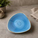 Commercial Triangle Bowls 235mm Cornflower Blue 12 Pack