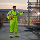Premium High Visibility Polycotton Boilersuit in Saturn Yellow with Multiple Pockets and EN471 Certification