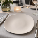 Commercial Spice Plates 255mm Porcelain 24 Pack Simplicity White