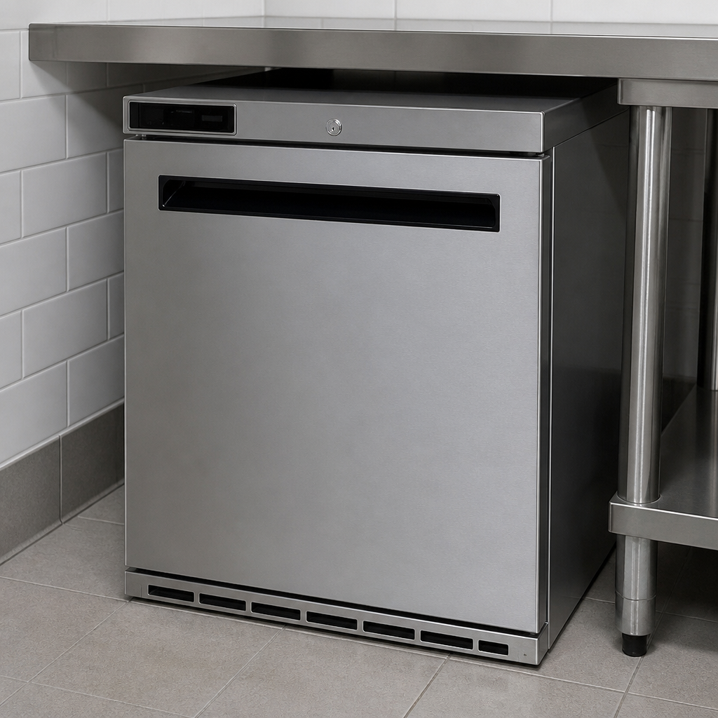 135Ltr Commercial Undercounter Freezer with Eco Mode