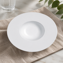 Commercial Flat Wide Rim Bowls 230mm - 12 Pack