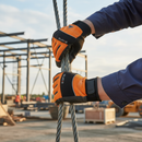 Premium High-Visibility Safety Gloves for Cut and Puncture Protection in Heavy Work Environments