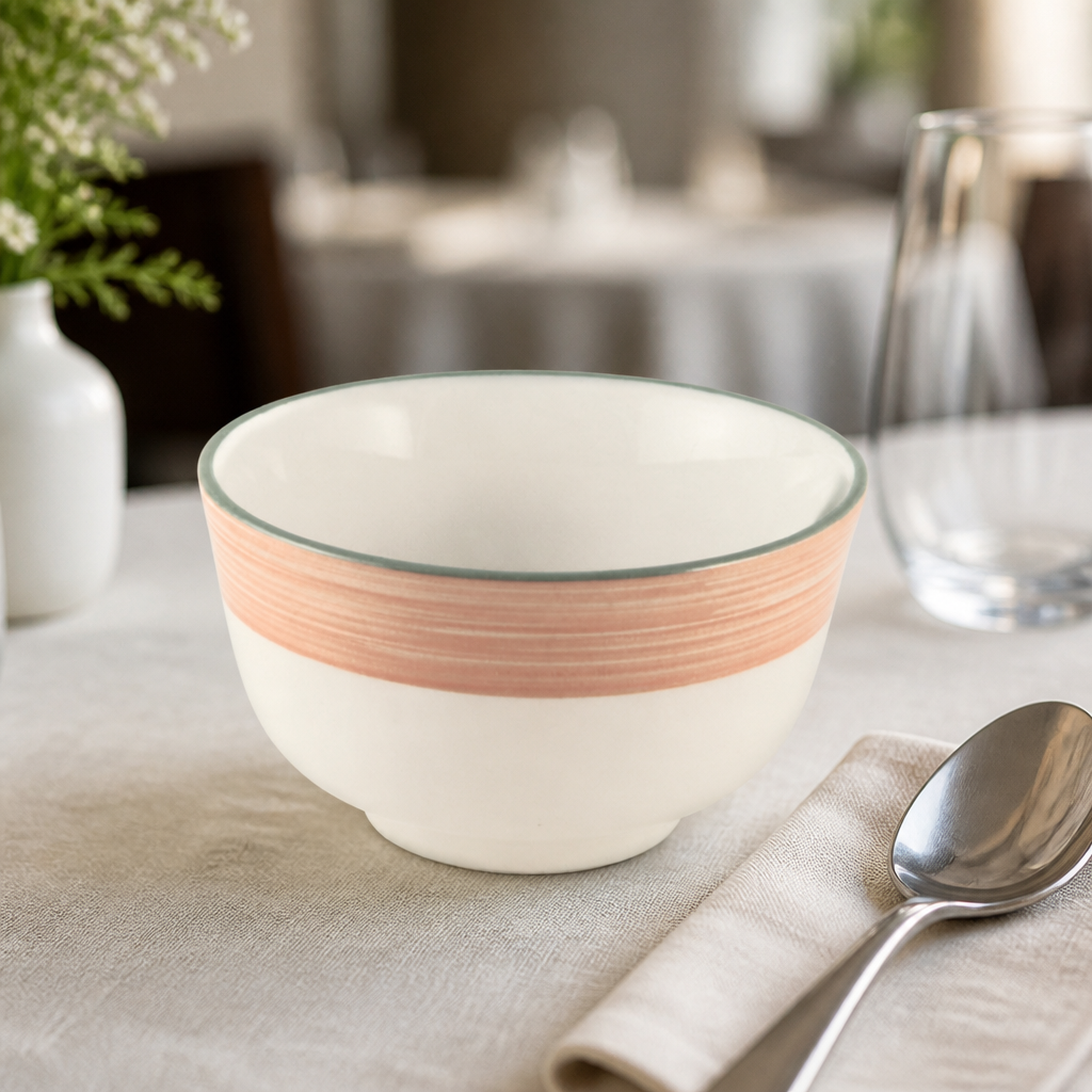 Commercial 227ml Pink Sugar Bowls - 12 Pack for catering